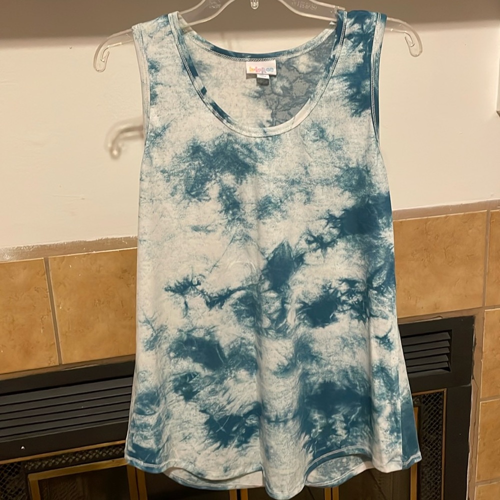 🟩🟩 LuLaRoe Women’s Teal Tie-Dye Tank Top (XL)